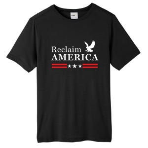 Reclaim America Conservative Anti Biden Ultra MAGA Fourth Of July Tall Fusion ChromaSoft Performance T-Shirt