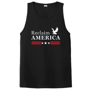 Reclaim America Conservative Anti Biden Ultra MAGA Fourth Of July PosiCharge Competitor Tank