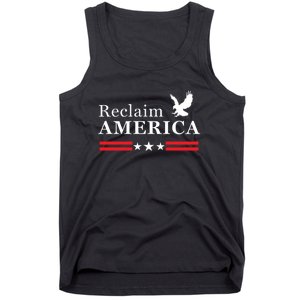 Reclaim America Conservative Anti Biden Ultra MAGA Fourth Of July Tank Top