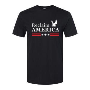 Reclaim America Conservative Anti Biden Ultra MAGA Fourth Of July Softstyle CVC T-Shirt