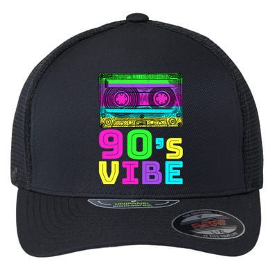 Retro Aesthetic Costume Party 90s Vibe Flexfit Unipanel Trucker Cap