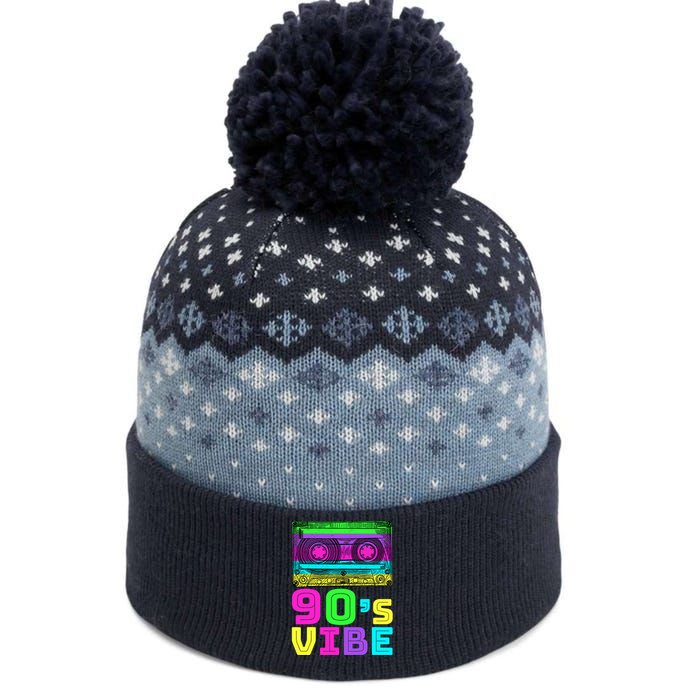 Retro Aesthetic Costume Party 90s Vibe The Baniff Cuffed Pom Beanie