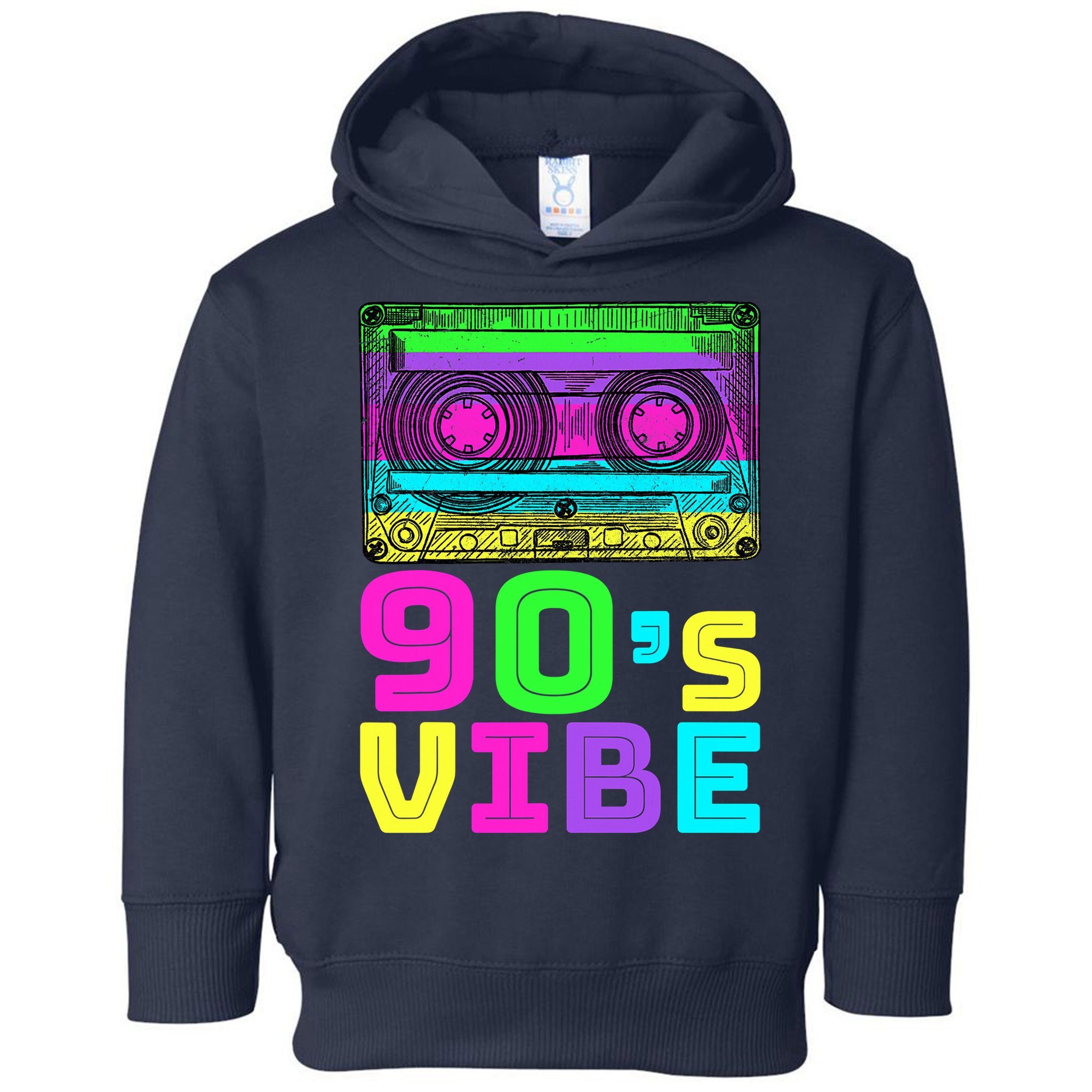 Retro Aesthetic Costume Party 90s Vibe Toddler Hoodie