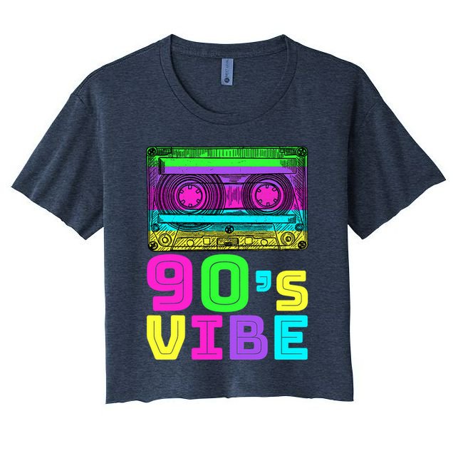 Retro Aesthetic Costume Party 90s Vibe Women's Crop Top Tee