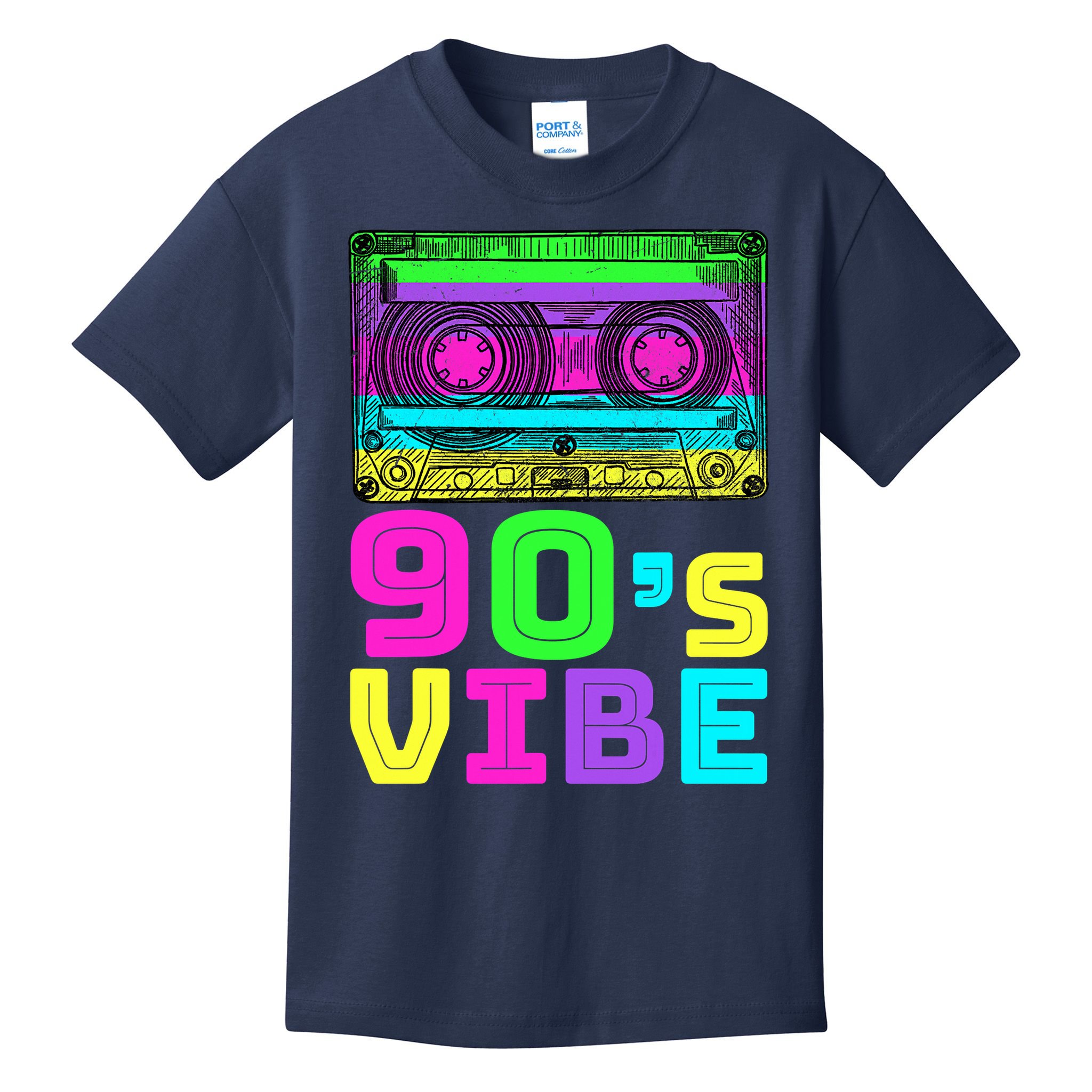 Retro Aesthetic Costume Party 90s Vibe Kids T-Shirt