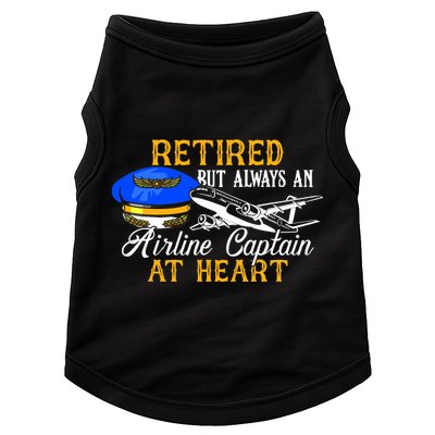 Retired Airline Captain Pilot Retirement Gift Doggie Tank