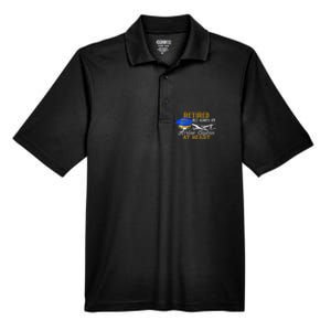 Retired Airline Captain Pilot Retirement Gift Men's Origin Performance Pique Polo