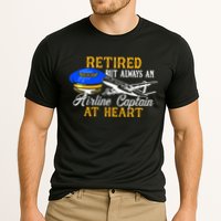 Retired Airline Captain Pilot Retirement Gift Cooling Performance Crew T-Shirt