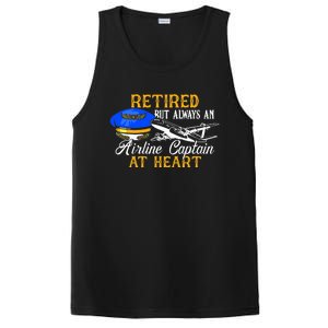 Retired Airline Captain Pilot Retirement Gift PosiCharge Competitor Tank