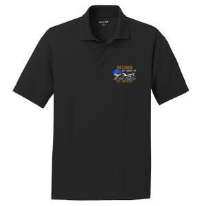 Retired Airline Captain Pilot Retirement Gift PosiCharge RacerMesh Polo