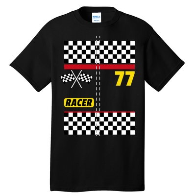 Race Car Driver Costume For Halloween Tall T-Shirt