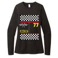 Race Car Driver Costume For Halloween Womens CVC Long Sleeve Shirt