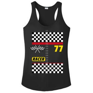 Race Car Driver Costume For Halloween Ladies PosiCharge Competitor Racerback Tank