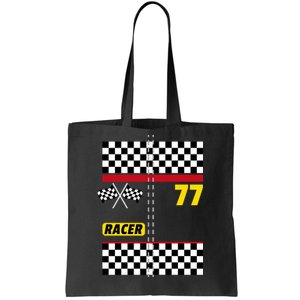 Race Car Driver Costume For Halloween Tote Bag