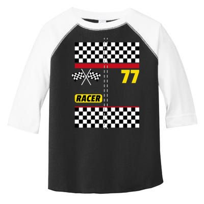 Race Car Driver Costume For Halloween Toddler Fine Jersey T-Shirt