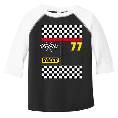 Race Car Driver Costume For Halloween Toddler Fine Jersey T-Shirt