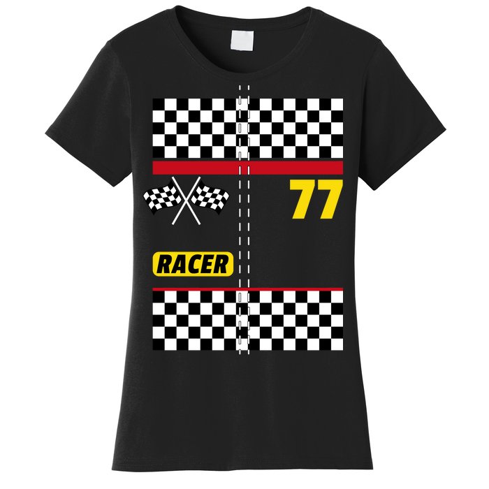 Race Car Driver Costume For Halloween Women's T-Shirt