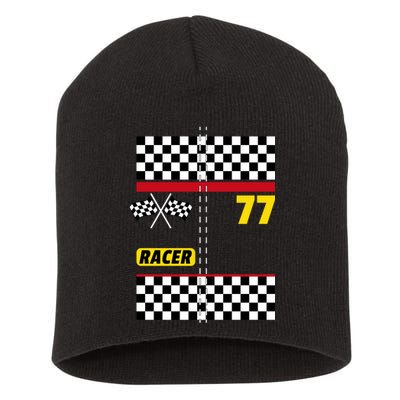 Race Car Driver Costume For Halloween Short Acrylic Beanie