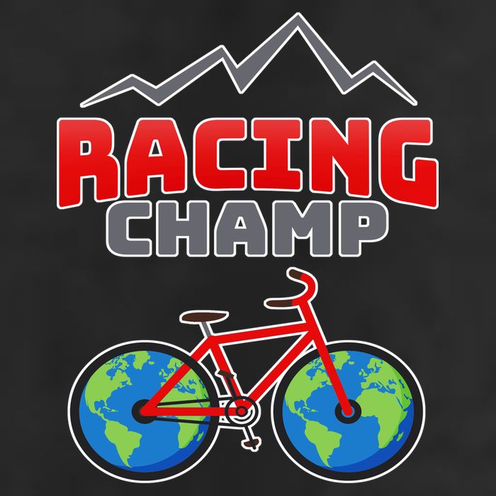 Racing Champ Bicycle Bikers 7 Panel Mesh Trucker Snapback Hat