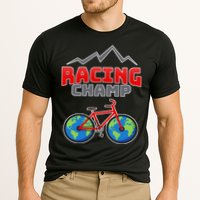 Racing Champ Bicycle Bikers Cooling Performance Crew T-Shirt