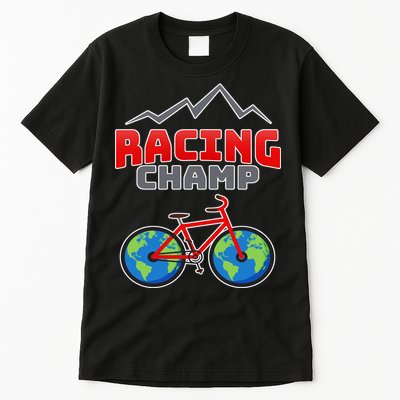 Racing Champ Bicycle Bikers Tall T-Shirt