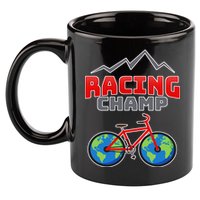 Racing Champ Bicycle Bikers 11oz C Handle Ceramic Mug