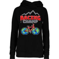 Racing Champ Bicycle Bikers Womens Funnel Neck Pullover Hood