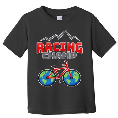 Racing Champ Bicycle Bikers Toddler T-Shirt