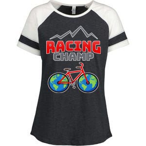 Racing Champ Bicycle Bikers Enza Ladies Jersey Colorblock Tee