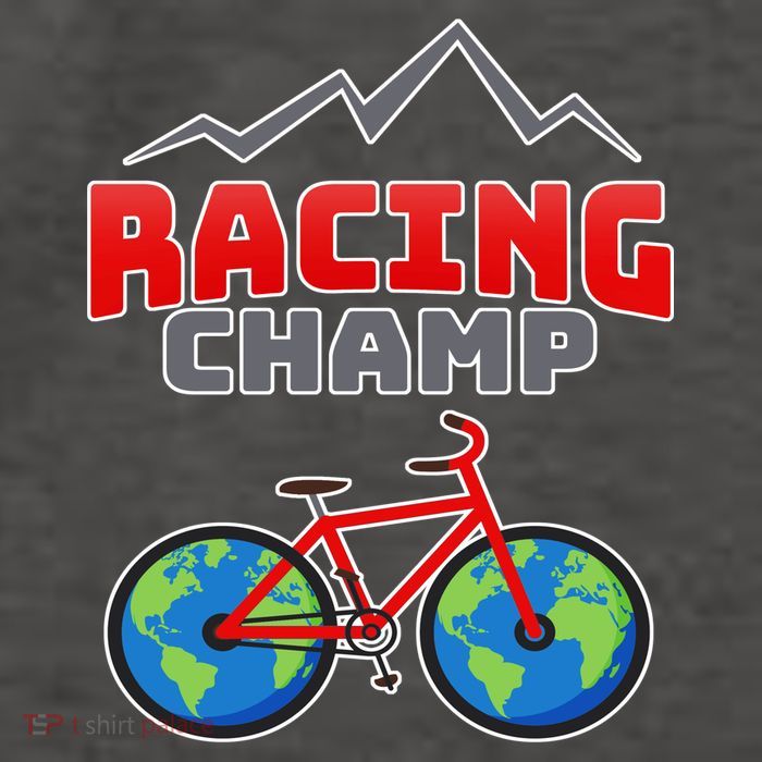 Racing Champ Bicycle Bikers Vector Backpack
