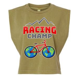 Racing Champ Bicycle Bikers Garment-Dyed Women's Muscle Tee