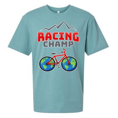 Racing Champ Bicycle Bikers Sueded Cloud Jersey T-Shirt