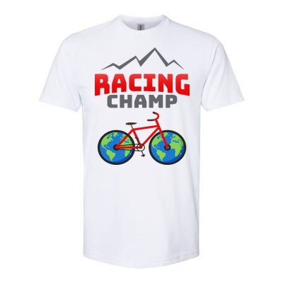 Racing Champ Bicycle Bikers Softstyle® CVC T-Shirt