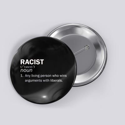 Racist Liberals Definition  Button