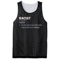 Racist Liberals Definition  Mesh Reversible Basketball Jersey Tank