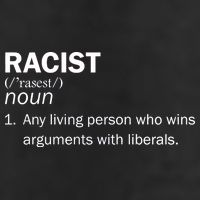 Racist Liberals Definition  Golf Towel