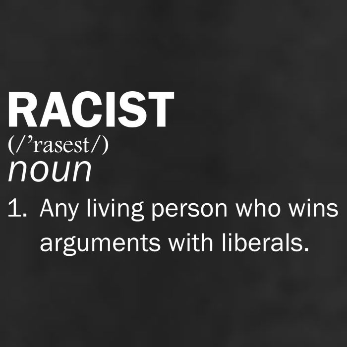 Racist Liberals Definition  Golf Towel