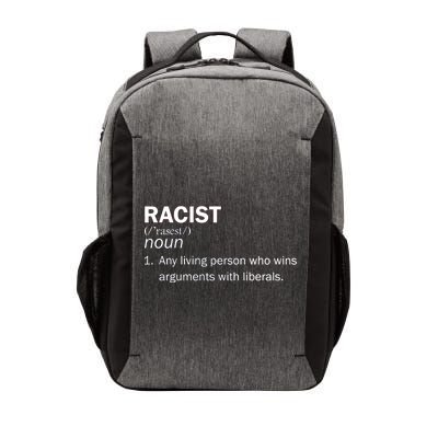 Racist Liberals Definition  Vector Backpack