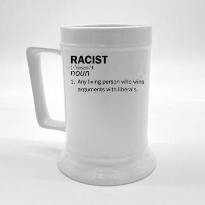 Racist Liberals Definition  Beer Stein