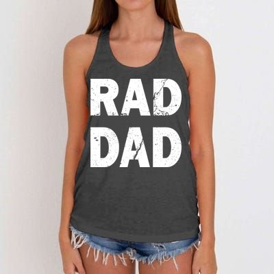 Rad Dad Women's Knotted Racerback Tank