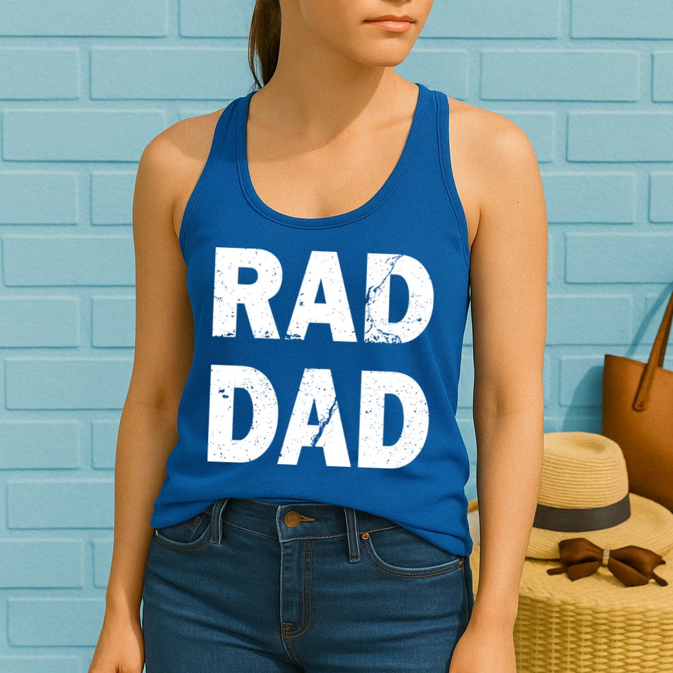 Rad Dad Womens Tank Top
