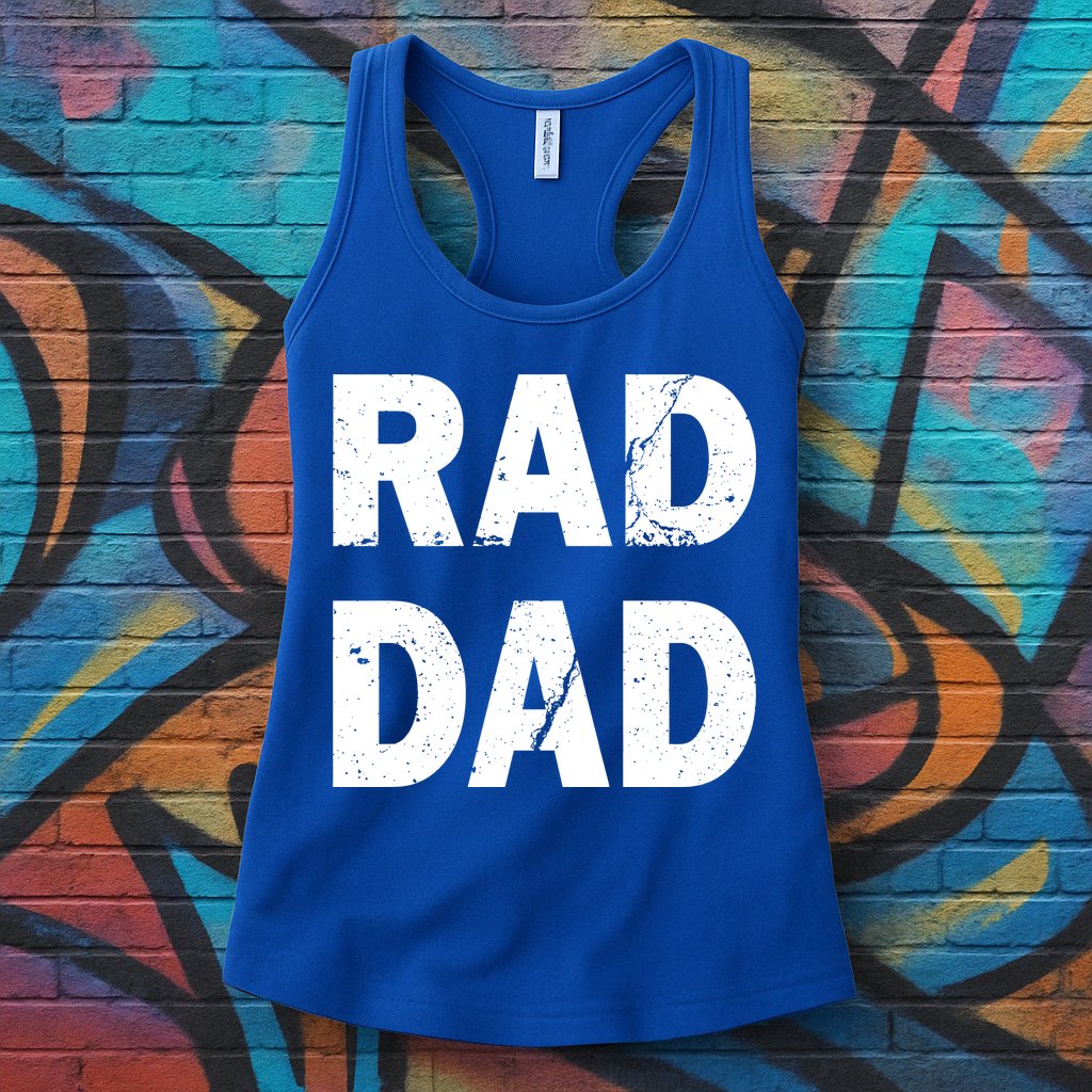 Rad Dad Womens Tank Top