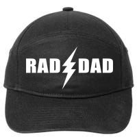 Rad Dad Lightning Logo 7-Panel Snapback Hat