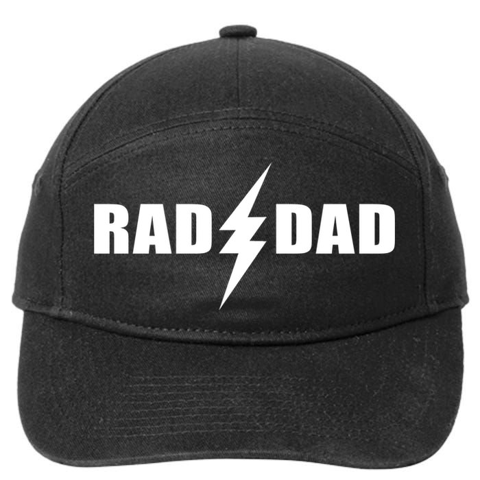 Rad Dad Lightning Logo 7-Panel Snapback Hat