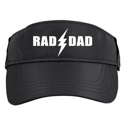 Rad Dad Lightning Logo Adult Drive Performance Visor