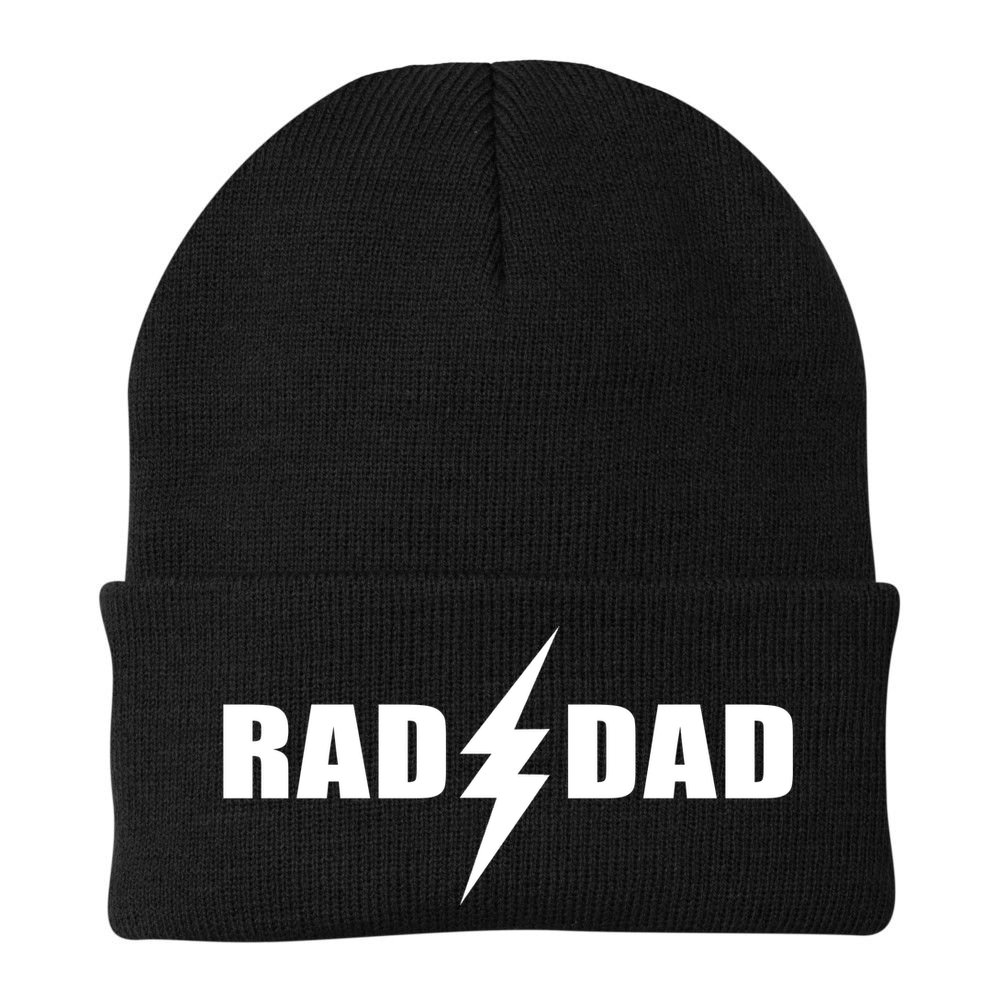 Rad Dad Lightning Logo Beanie