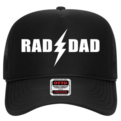 Rad Dad Lightning Logo Trucker Hat