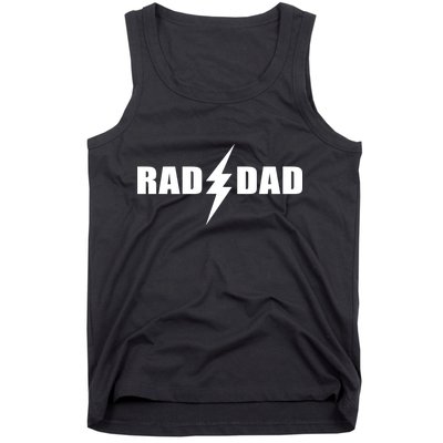 Rad Dad Lightning Logo Tank Top