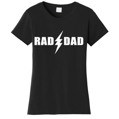 Rad Dad Lightning Logo Women's T-Shirt