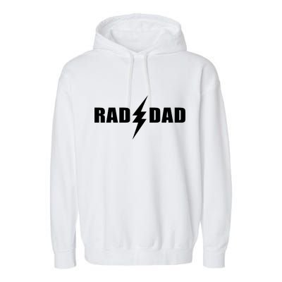 Rad Dad Lightning Logo Garment-Dyed Fleece Hoodie